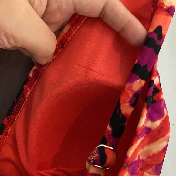 Water Colour Bright Wild Animal Print One-Piece Swim Suit Cross Back Summer S - Picture 6 of 9